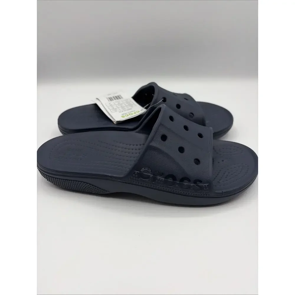 Crocs Adult Baya II Slide Sandals 208215-410 Navy Blue Unisex M5 W7 NWT